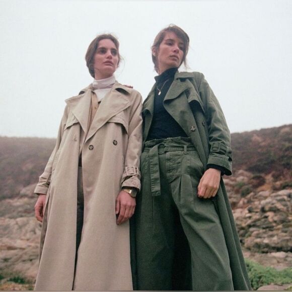 Boyish Jackets & Blazers - Boyish NWT Maxwell Trench Coat in The Crowd